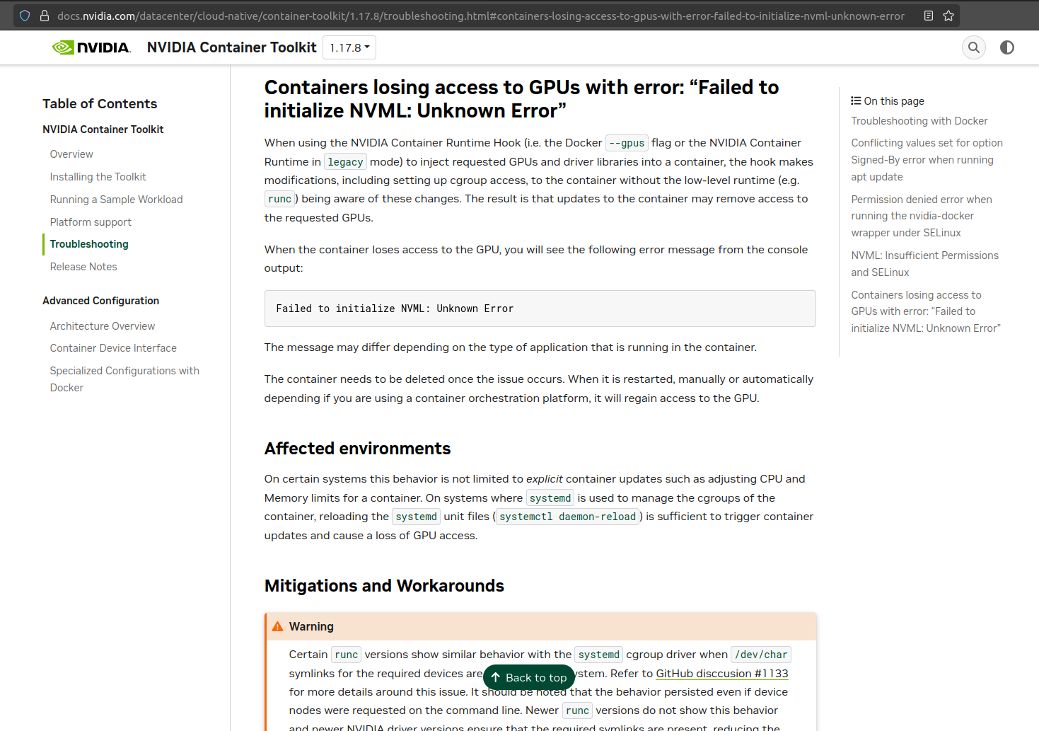 nvidia-container-interface cdi